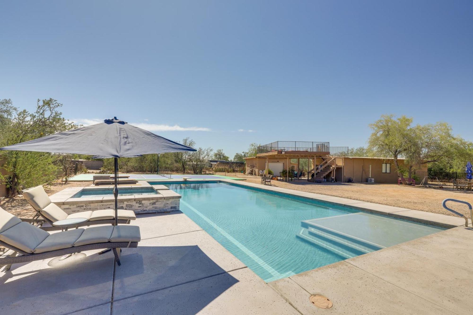 Oro Valley Retreat With Pool, Spa And Rooftop Views! Exteriör bild