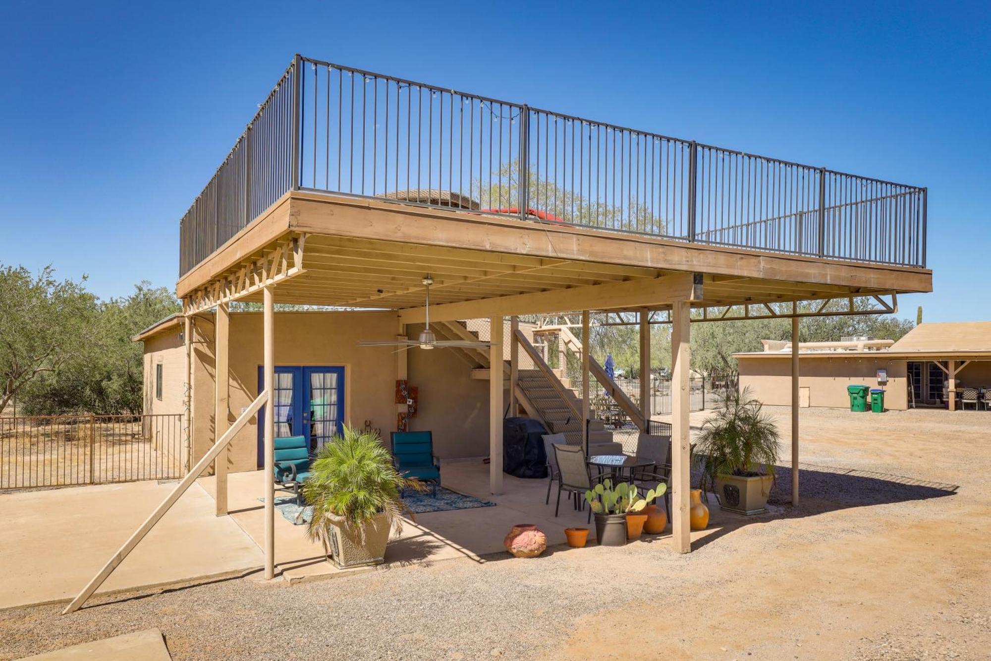 Oro Valley Retreat With Pool, Spa And Rooftop Views! Exteriör bild